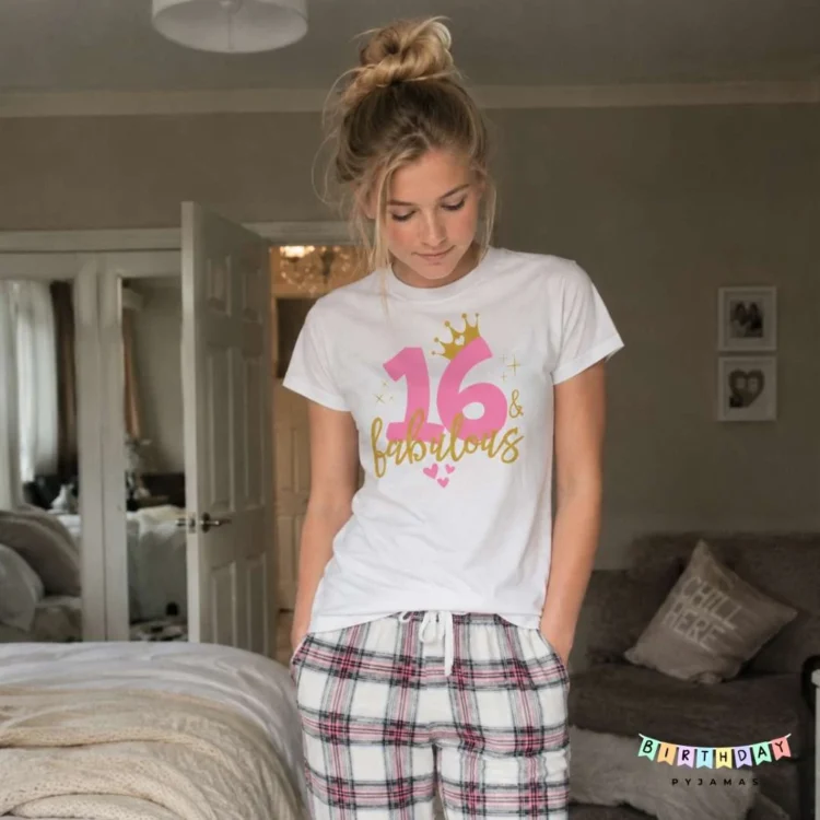 16 And Fabulous Queen Birthday Pyjamas 1