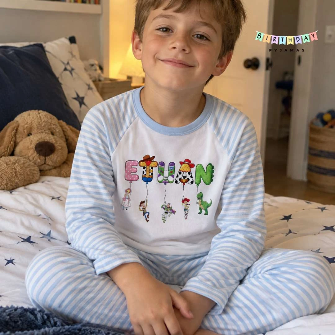 Andys Friends Toys Stories Inspired Birthday Pyjamas 1