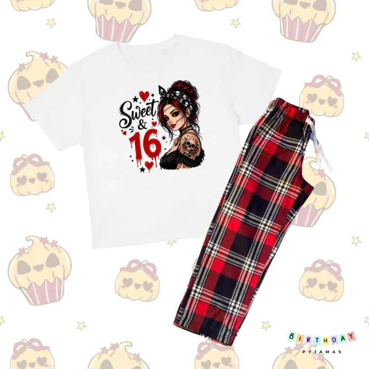 Gothic Style 16th Birthday Pyjamas