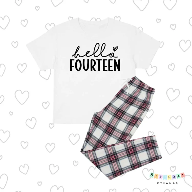 Hello Fourteen Birthday Pyjamas