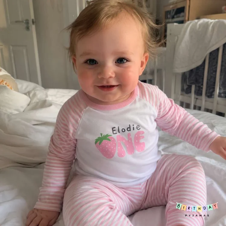 One Today Strawberry Birthday Pyjamas 1