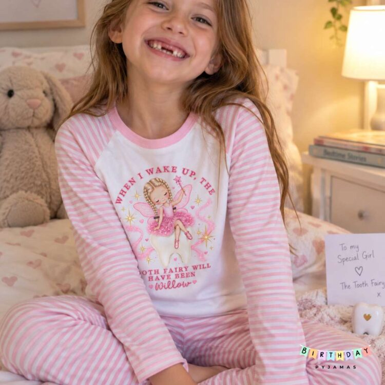 When I Wake Up Tooth Fairy Birthday Pyjamas 1