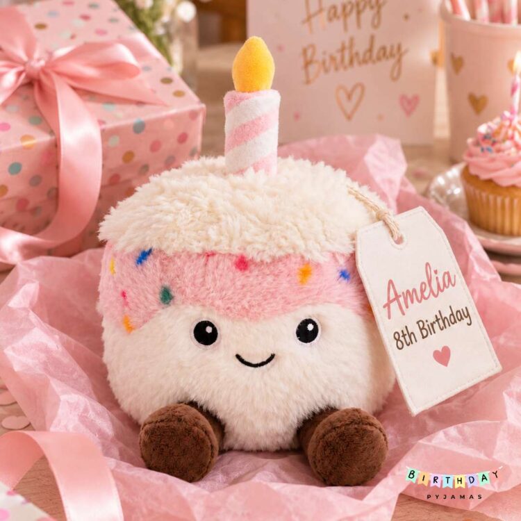 Birthday Cake Plush Personalised Birthday Pyjamas 1